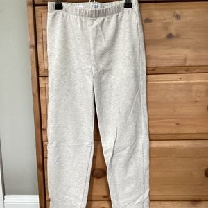 Gap Kids Girl Leggings Size XL(12) Cream/gray heathering